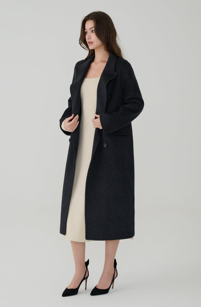 Black Heritage Wool Coat