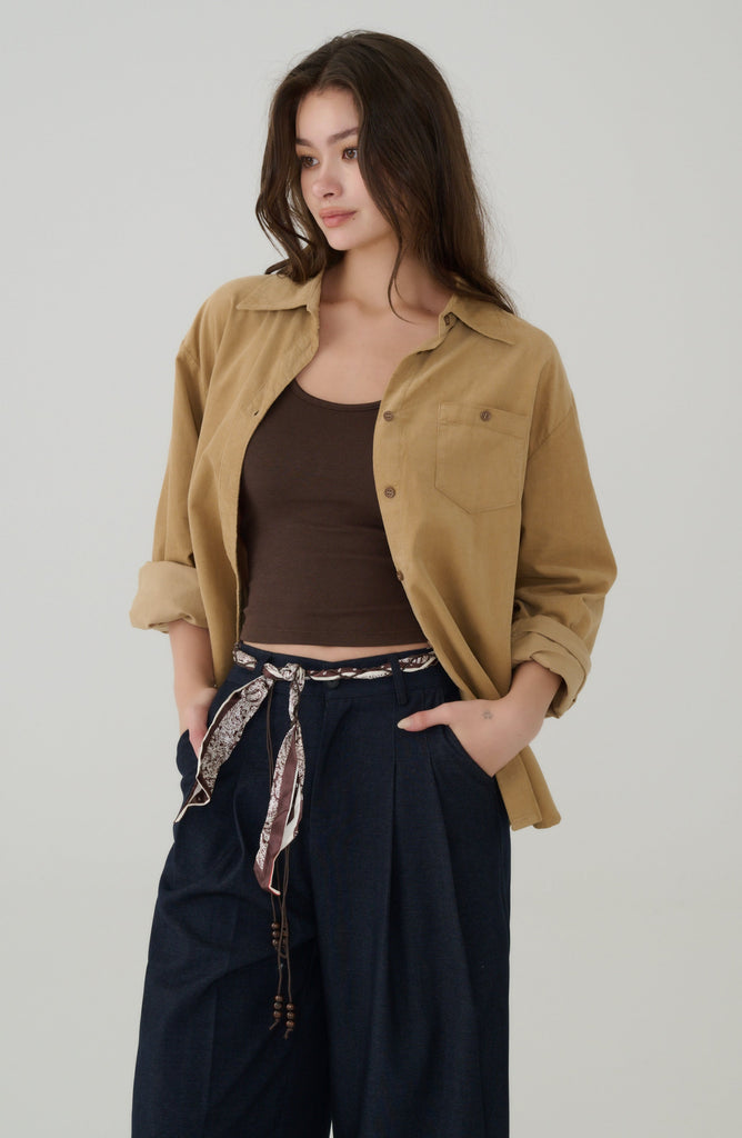 Warm Terre Linen Shirt