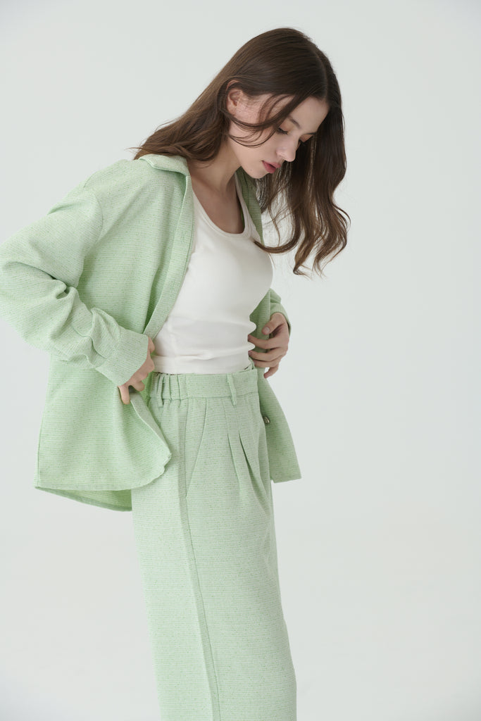 Mint cream clould shirt