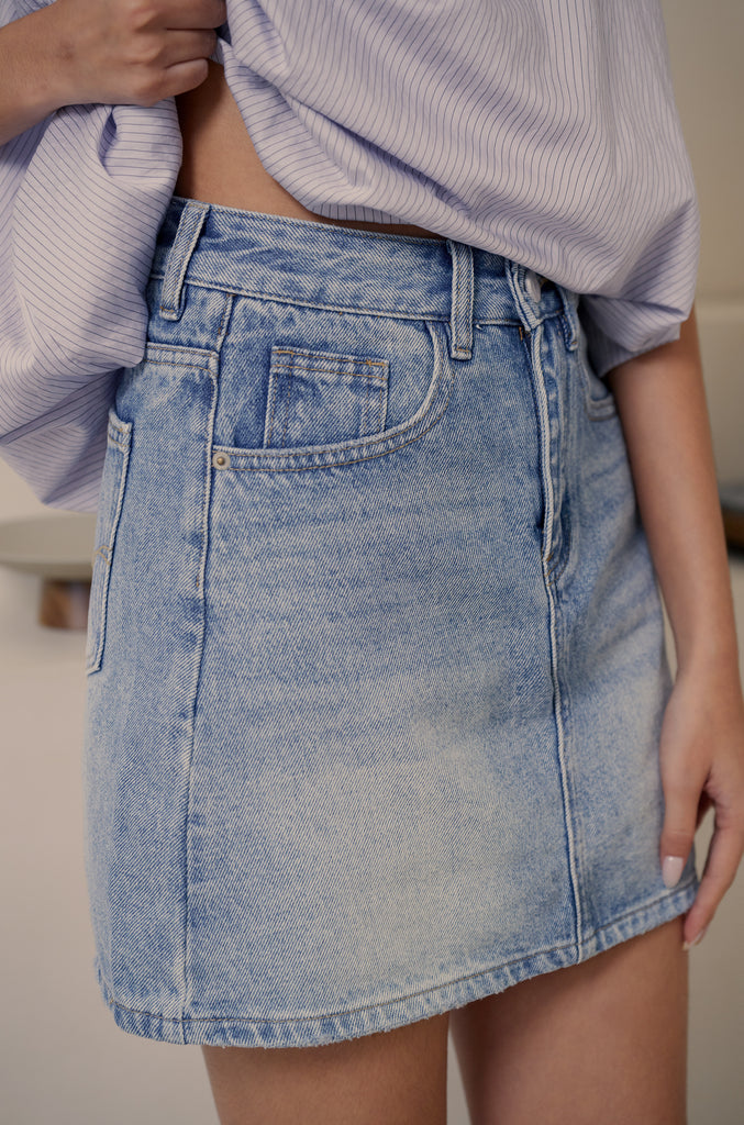 Naomi denim skirt