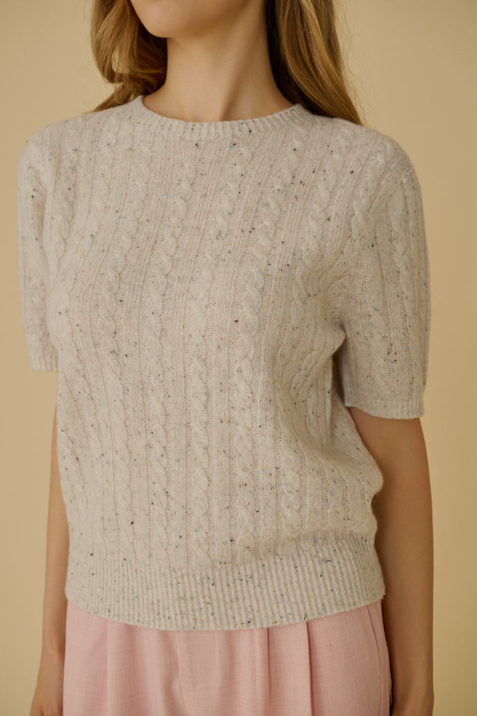 Parisian breeze cable knit