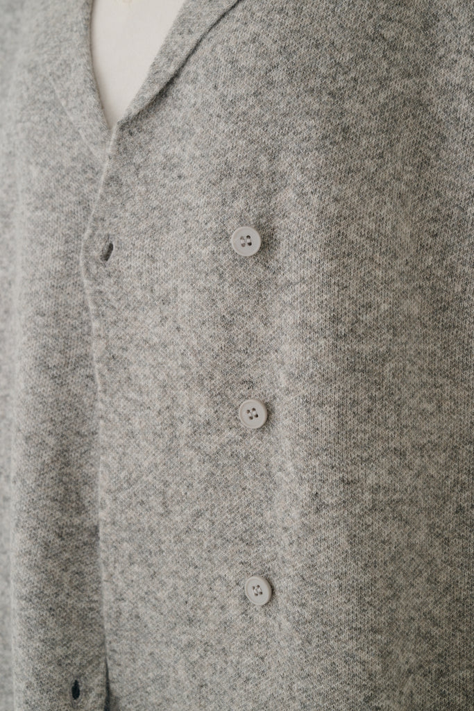 Smart casual wool blend blazer in Grey