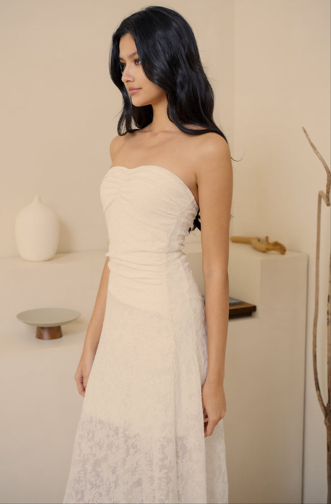 French garden lace dress