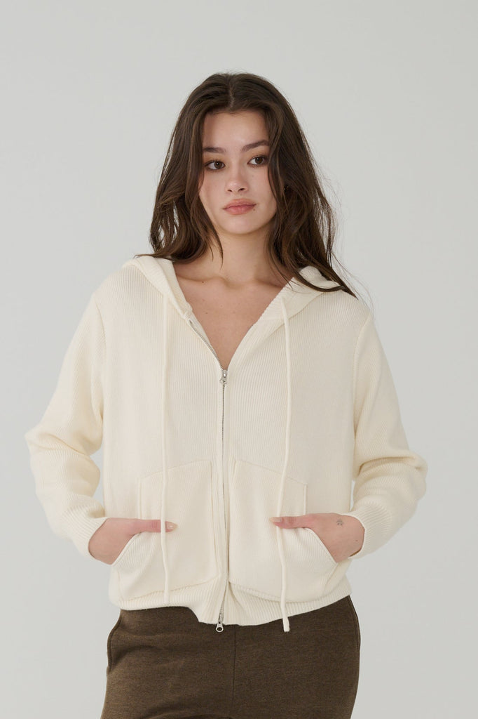 Pretty please knit hoodie