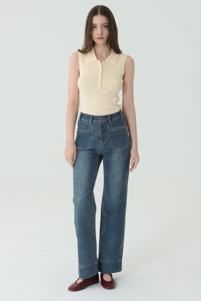 Urban line dark blue jeans