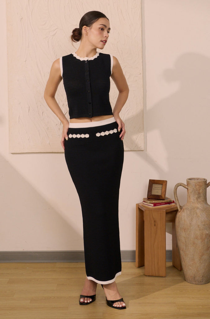 French romance knit set