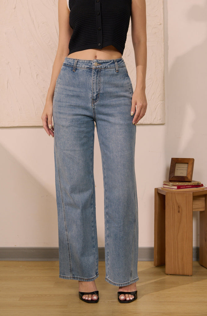 Parisian wide-leg jeans