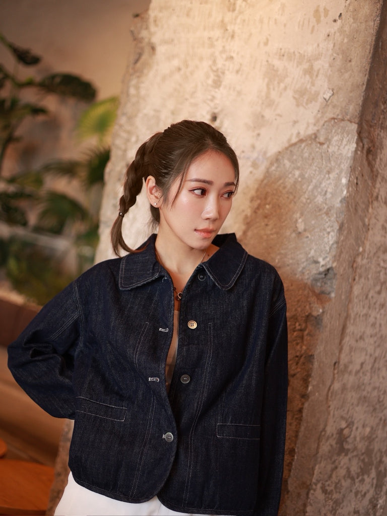 Effortless Denim Top