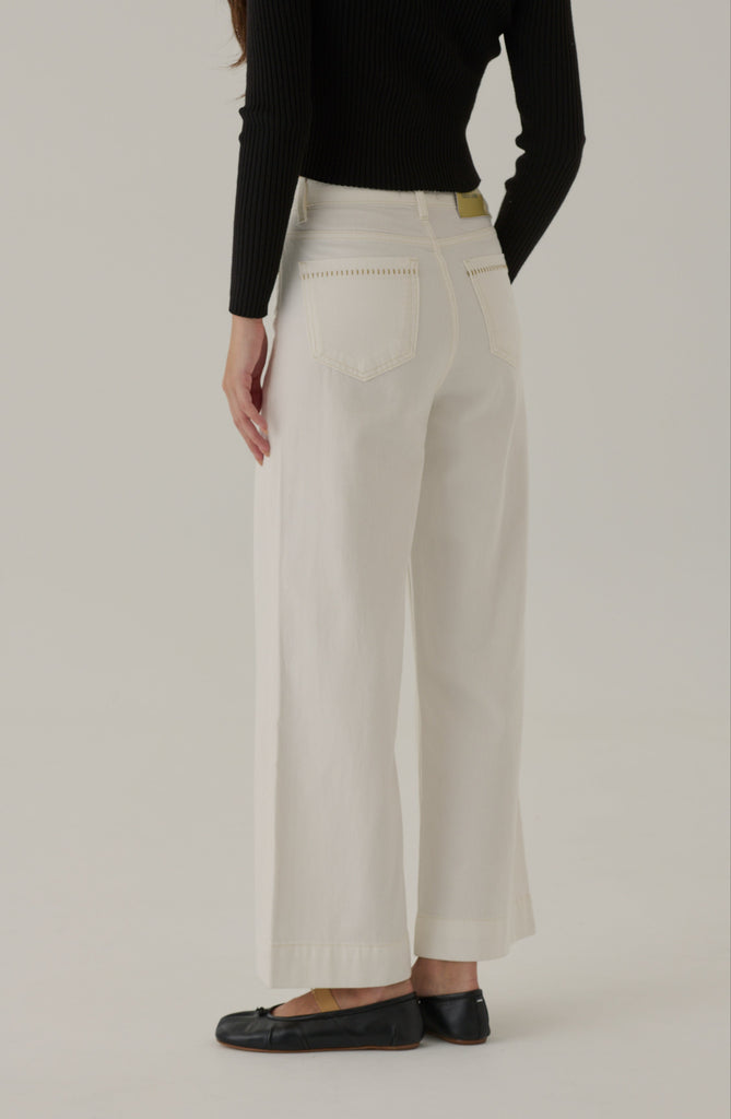 Leona white denim in White