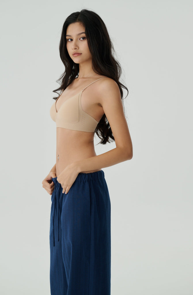 Push up invisible bra in skin