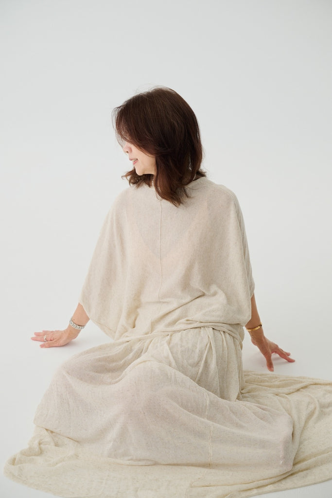 Cocoon shape cooling knit set