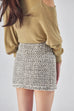 Here's your choice tweed skirt