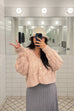 Museum outfit pleated knit skirt in grey
