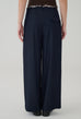Enroute elastic waist pants in navy blue