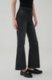 Jingle Bell Flared Jeans in Black