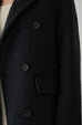 Black Heritage Wool Coat