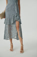 A love letter lace dress in blue