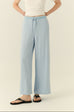 Coastal breeze linen pants in blue