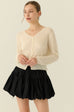 Lightweight v-neck knit cardigan