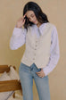 Summer breeze linen vest