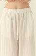 Chantal drawstring linen pants