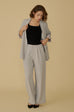 Élune classic wide leg pants in grey