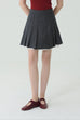 Ash academy mini skirt in grey