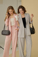 Élune classic wide leg pants in pink