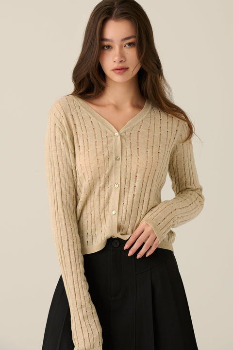 Laurent special knit cardigan