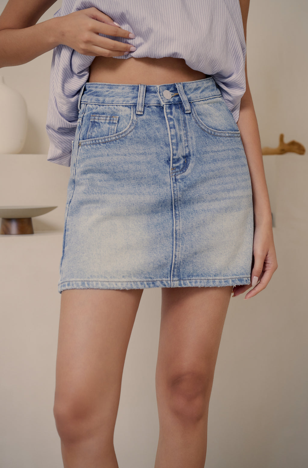 Naomi denim skirt
