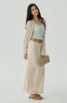 Vacation mode knit skirt
