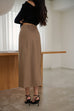Meet by chance midi skirt in khaki