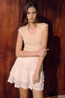 Urban flow top in beige