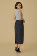 Secret shimmer turtleneck top in sky blue