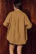 Raw earth linen shirt