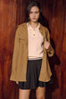 Raw earth linen shirt