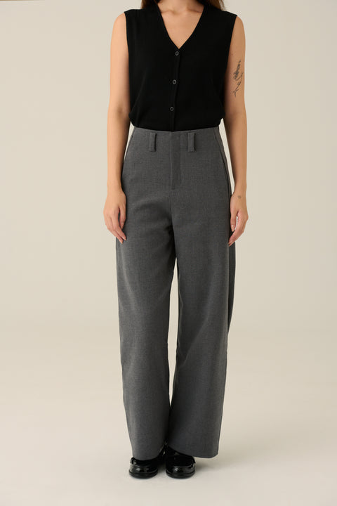 All the time high wasited pants in grey