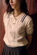 Alice's dream ribbled knit top