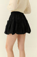 Sunnyvale bubble skort in black