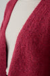 Color Mood Open Cardigan in Berry Red