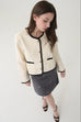 Moonlit border tweed jacket