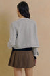 Cloud blue tweed jacket