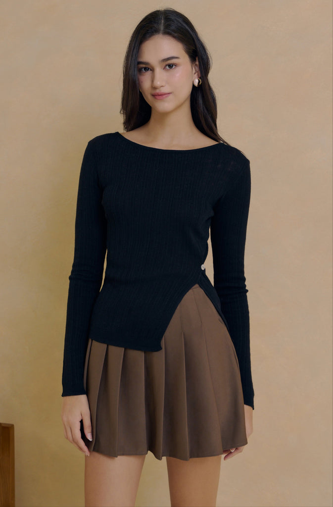 City girl vibe knit long sleeves