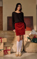 Feel me 100% wool top in black