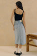 Bow&butterfly denim skirt
