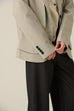 Confidence double layered blazer in grey