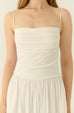 The essential midi dress in white