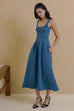 Go picnic with me sleeveless midi dress