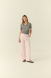 Coastal breeze linen pants in pink