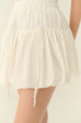Sunnyvale bubble skort in white